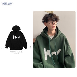 áo khoác nam Artsman liền mũ màu đen chất lượng cao Unisex Local Brand