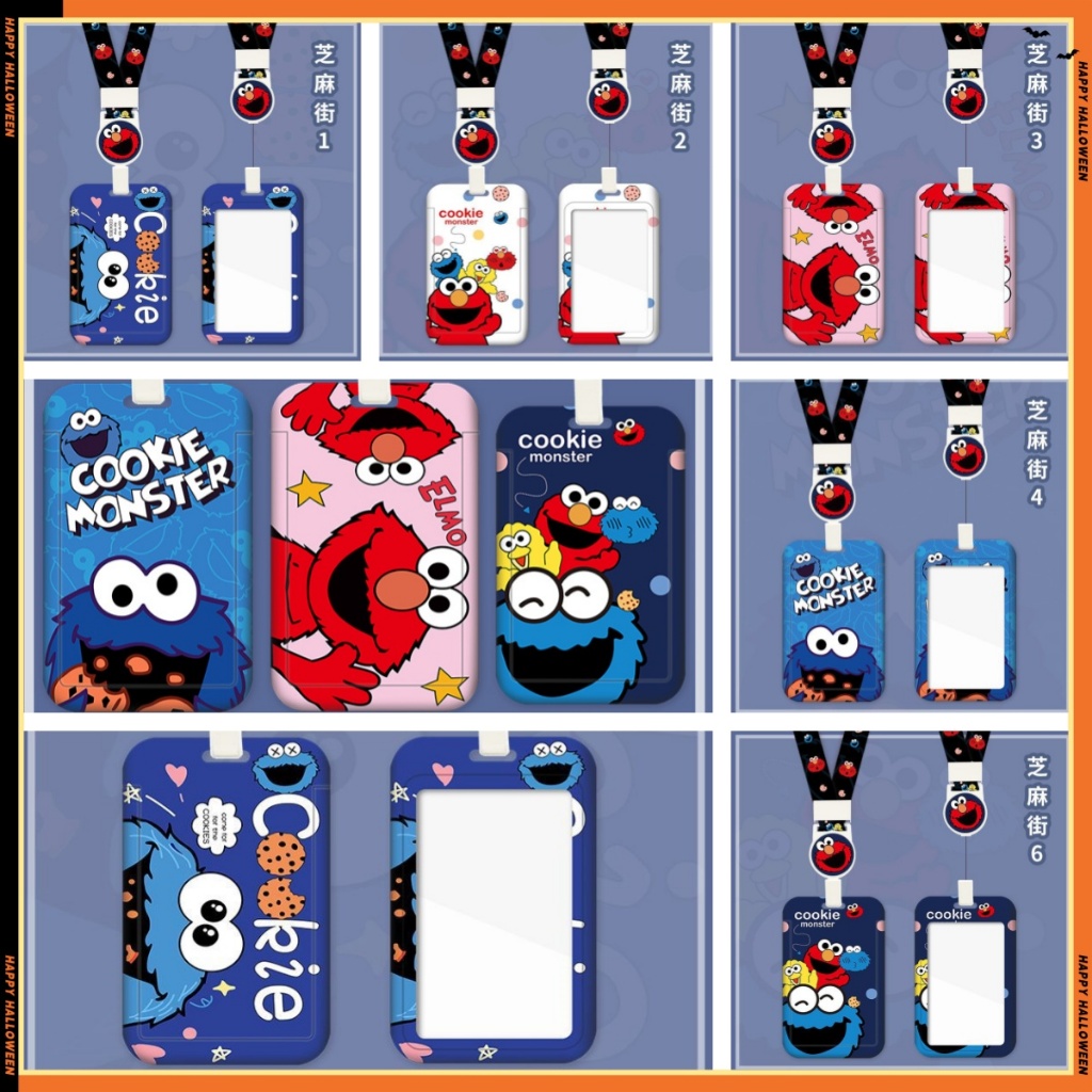 Thẻ tên Sesame Street Thẻ xe buýt Thẻ ID #FT36