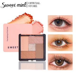  Sweet Mint Bảng Phấn Tạo khối Phấn mắt Bảng phấn bắt sáng và tạo khối Tự nhiên Lâu trôi Chống 