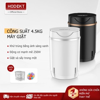  Máy Giặt Di Động Mini HODEKT 4.5KG Ánh Sáng Xanh Khử Trùng Thích Hợp Cho Gia Đình Nhỏ Ký Túc Xá Quần 