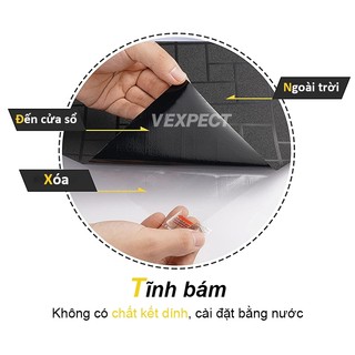Nhãn dán phim cửa sổ, 100% che sáng, chống nắng phim cửa sổ kính, nhãn dán cửa sổ, giấy dán kính không cần keo
