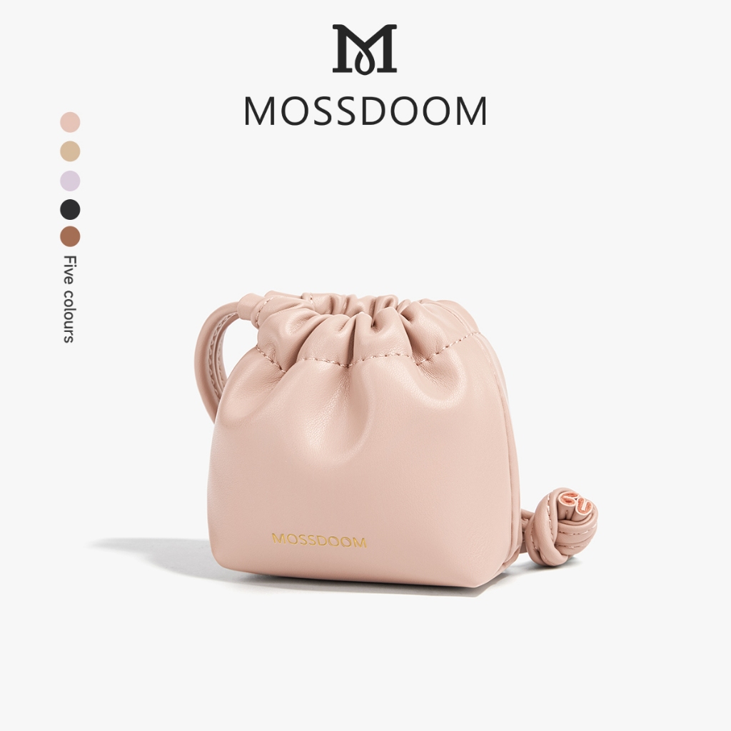 MOSSDOOM Mini Danica Phụ kiện thời trang Thiết kế dây rút Túi lưu trữ mini