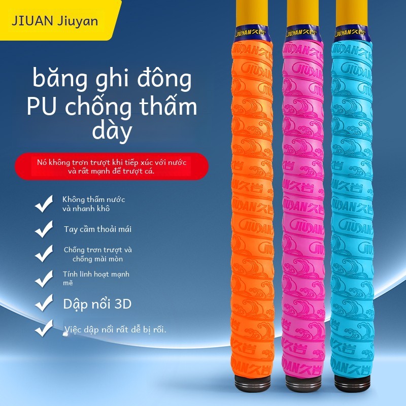 JIUYAN cần câu EVA quấn băng dày tay cầm bao gồm dây đeo cần câu