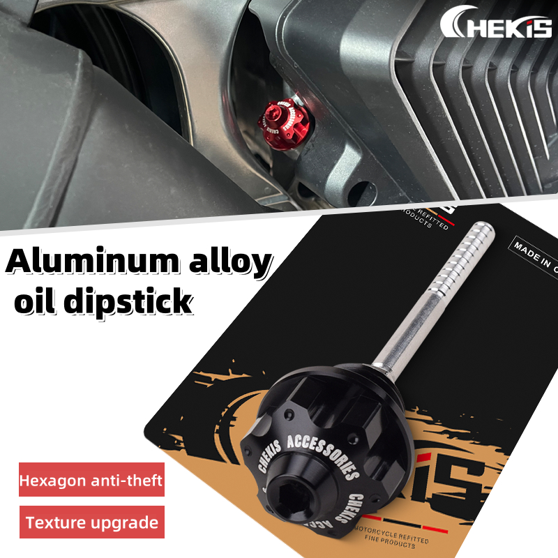 Chekis Nắp vít dầu chống trộm sửa đổi có đầu dò phụ kiện trang trí cho HONDA PCX160 ADV160 ADV PCX 1