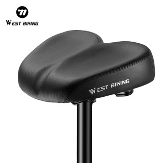 WEST BIKING Yên xe đạp tiện dụng Mềm mại Dày đường núi Đệm ngồi xe đạp Đường dài Đi xe đạp thoải mái Đệm ngồi xe đạp