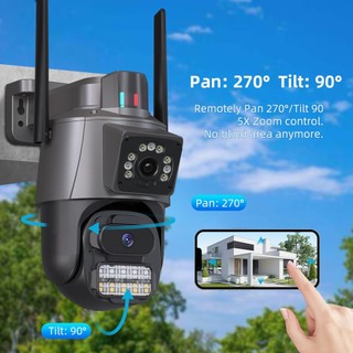 6mp, 4K, Camera an ninh Wifi, Camera giám sát Wifi, Camera giám sát Wifi ngoài trời, Camera Wifi Smart 360