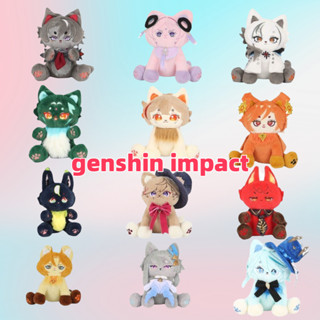 MOLUTIAN Genshin Tác Động Furina Meow Sang Trọng Búp Bê Anime Hình Sang Trọng Dễ Thương Mềm Thú Nhồi Bông Quà Tặng Cho Người Hâm Mộ