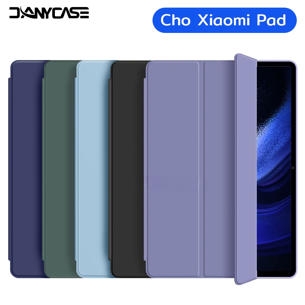Ốp Lưng Máy Tính Bảng Cho Xiaomi Pad 6 5 Pro 11in Mi Pad 6s Pro 12.4in Mi Pad 7 / 7 Pro 11.2in POCO Pad 12.1 'Hỗ Trợ Sạc Từ Tính Tự Động Đánh Thức Gấp Đứng Vỏ Bảo Vệ