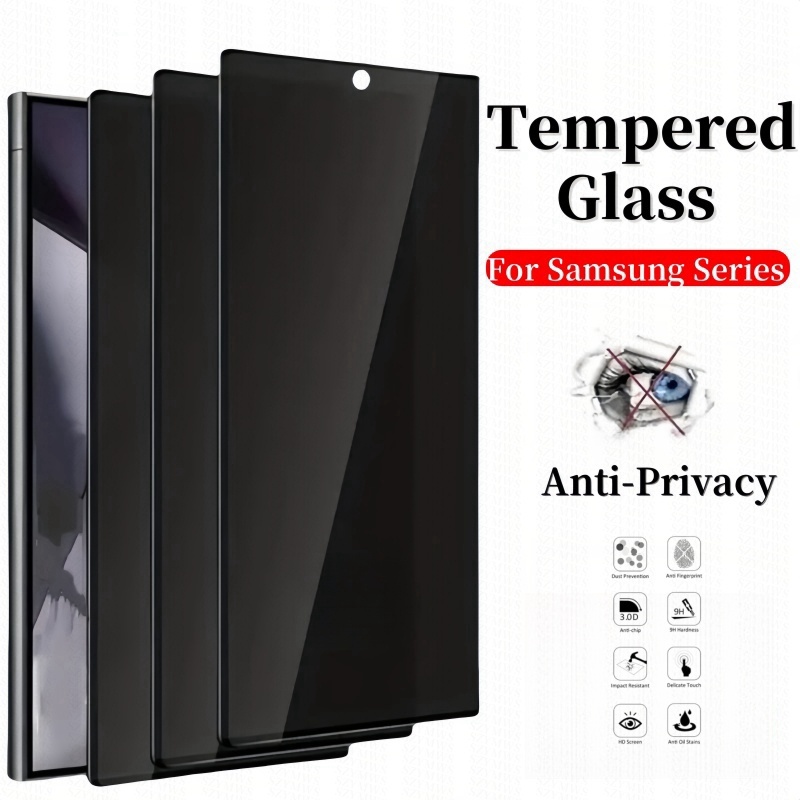 Kính Cường Lực Chống Riêng Tư Cho Samsung Galaxy S25 S24 Ultra S23 S22 S21 Ultra Plus S24 S23 S20 FE