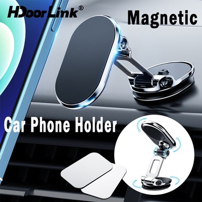 Giá đỡ điện thoại ô tô từ tính HdoorLink 360° Bảng điều khiển xoay Nam châm Giá đỡ di động Giá đỡ di động đa năng Giá đỡ GPS