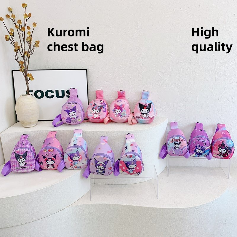 Túi đeo chéo kuromi chất lượng cao túi thắt lưng kuromi túi đeo chéo kuromi túi thắt lưng kuromi túi