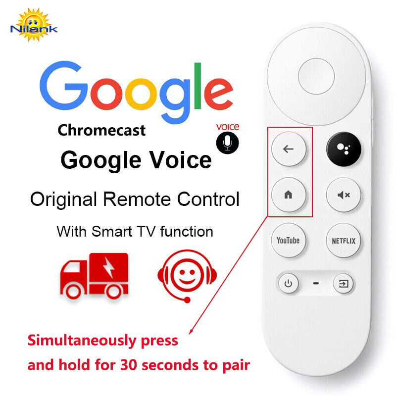 G9n9n Dành Cho Chromecast Với Google TV Voice Bluetooth Điều Khiển Từ Xa Cho GA01920-US, Dành Cho GA