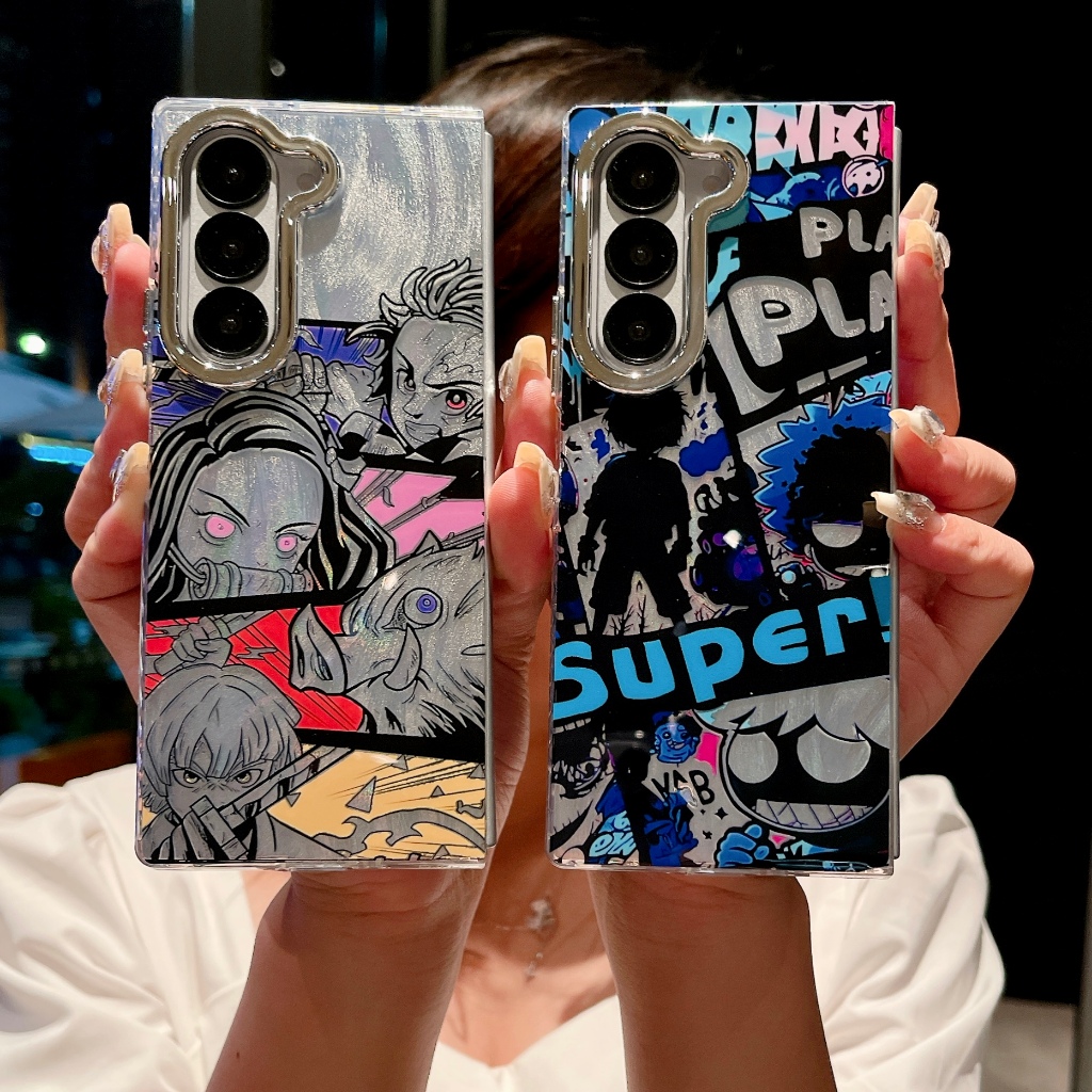 Ốp Lưng Cho Samsung Galaxy Z FOLD 7 6 5 4 3 FOLD6 FOLD5 FOLD7 Ốp lưng Họa Tiết Hoa Mềm Mỏng Ốp Lưng