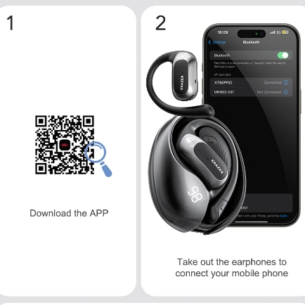 Lenovo Erazer X5 Tai nghe mở Tai nghe Bluetooth 5.4 Tai nghe không dây IPX5 Tai nghe thể thao chống nước có Mic Tai nghe có tai nghe LENOVO LED | BigBuy360 - bigbuy360.vn