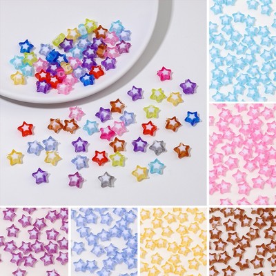 Beadia 10mm 30 Cái / túi Acrylic Bicolor Hạt Ở Giữa Cho DIY Trang Sức Làm Phụ Kiện