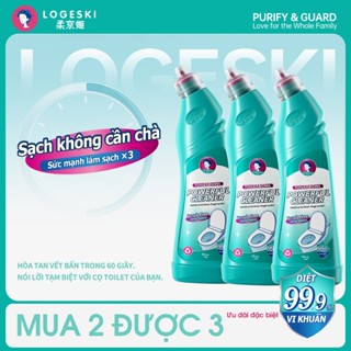 Nước Tẩy Bồn Cầu Logeski Tẩy Rửa Nhanh Chóng Diệt Khuẩn Khử Mùi Hôi Hương Thơm Dễ Chịu