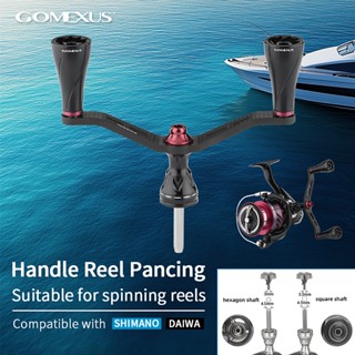 GOMEXUS tay quay máy câu cá Máy Câu Cá Tay Cầm Bằng Carbon 82/98mm Shimano Daiwa Abu Okuma LCDH tay quay máy đứng