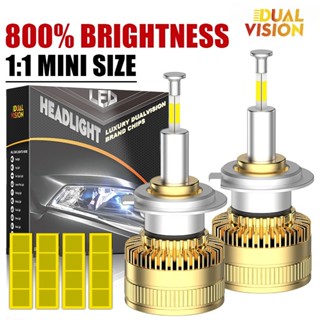 H7 LED CANBUS 360 cho ống kính máy chiếu 1500W H11 H1 LED H8 Bóng đèn pha HB3 9005 HB4 9006 Hir2 9012 Đèn sương mù LED 6000K 12V U88