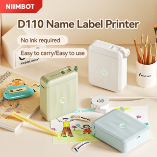 Niimbot D110 Máy in nhãn phiên bản nâng cấp Mini Portable 12-15mm Máy in nhãn dán tên gia đình