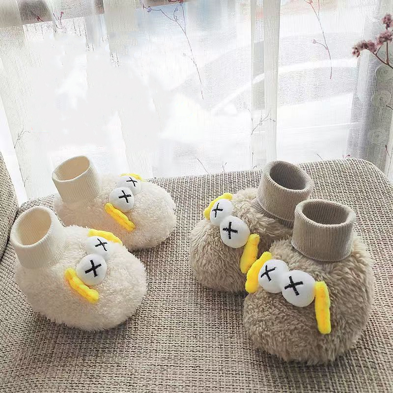 Giày và tất dễ thương cho bé 0-12 tháng tuổi, giày và tất sang trọng mùa đông cho bé sơ sinh 0-1 tuổ