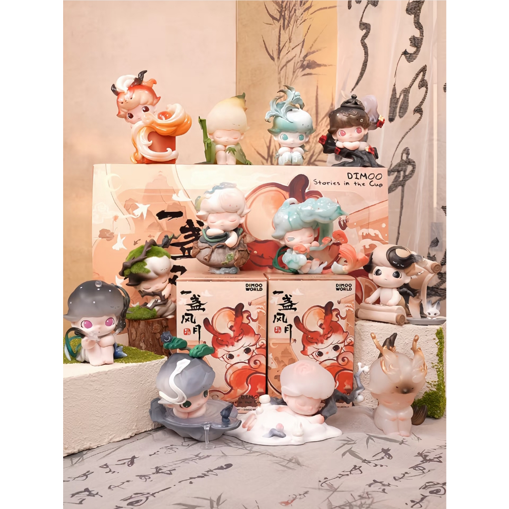 popmart  Câu chuyện thế giới DIMOO chính hãng trong loạt cốc đồ chơi nghệ thuật chính thức Quà tặng 