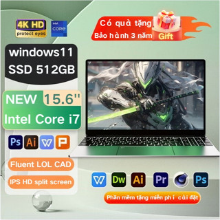 [Tốt nhất] Laptop Lenovo Intel Core i7 RAM12 / 16GB SSD 512GB / 1TB, Máy tính xách tay văn phòng trò chơi 52cm, Mở khóa vân tay, Bảo hành 3 năm, Cài đặt Win11 chính hãng
