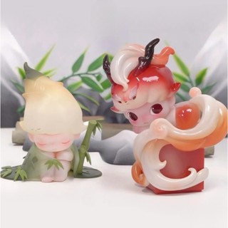 [Chính hãng] POPMART DIMOO A Feng Yue Series Hộp mù búp bê Các bức tượng hành động Đồ chơi thời trang Quà tặng Giáng sinh