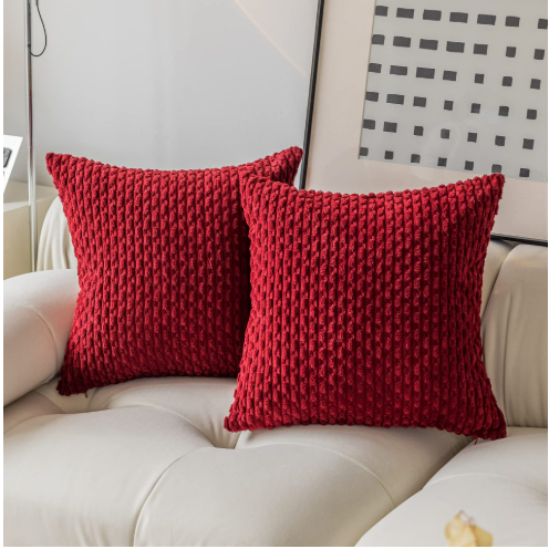 Vỏ Gối Nhung Vuông 40x40 50x50 60x60 55x55 30x50cm Trang Trí Giáng Sinh