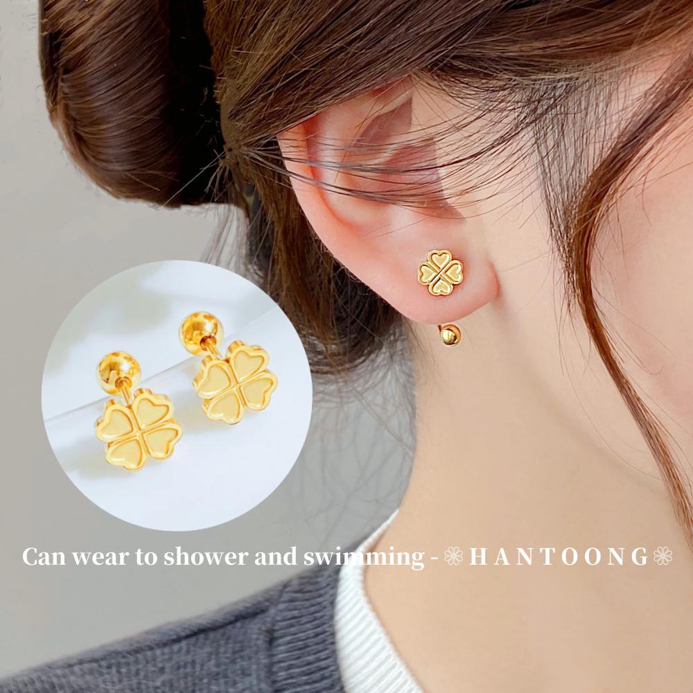 ❈ ❈ 24K ❈ ❈ ❈ ❈ 🍒 ❈ ❈ Anting Perempuan Subang Emas Earing 916 ❈ ❈