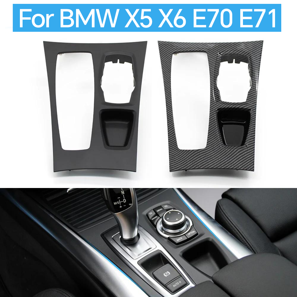 Lhd Xe Trung Bảng Điều Khiển Bánh Răng Sang Số Viền Bao Dành Cho Xe BMW X5 X6 E70 E71 E72 2007-2009 