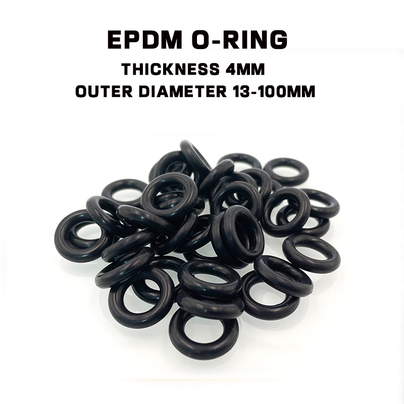 Vòng đệm chữ O EPDM EPDM Độ dày vòng 4mm Đường kính ngoài 13-100mm