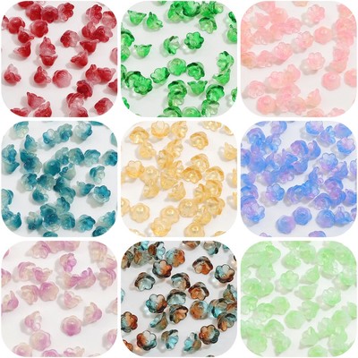 Beadia 10 miếng 12x7mm Hạt lan thủy tinh cho phụ kiện làm đồ trang sức DIY