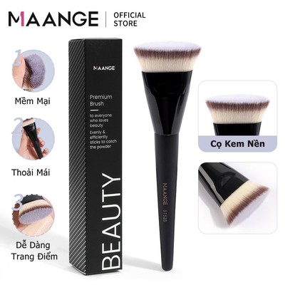 MAANGE Cọ tán kem nền dẹt trang điểm chuyên dụng đầu siêu mềm mịn 51539