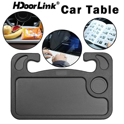 Hdoorlink 2In1 Bàn Ăn Ô Tô Di Động Ô Tô Laptop Máy Tính Để Bàn Gắn Đứng Vô Lăng Bàn Nhỏ Đồ Uống