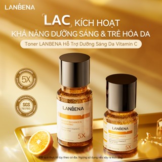  TINH CHẤT TONER VITAMIN C Serum Toner niacinamide vitamin C LANBENA làm trắng sáng giảm vết thâm săn chắc da  150ml 75ml  