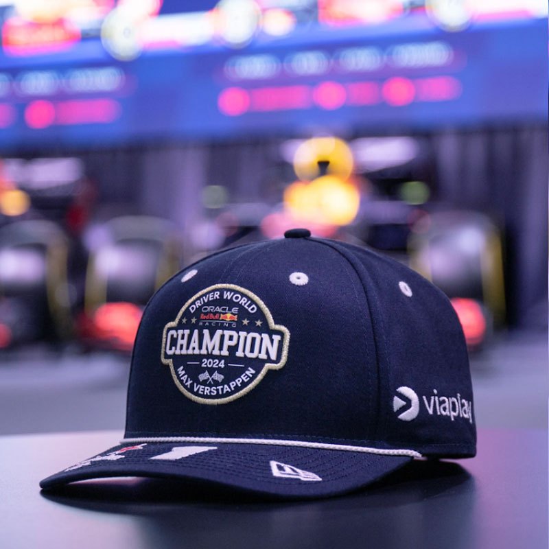 Oracle Red Bull Racing Max Verstappen Driver World Champion 2024 GP Hat