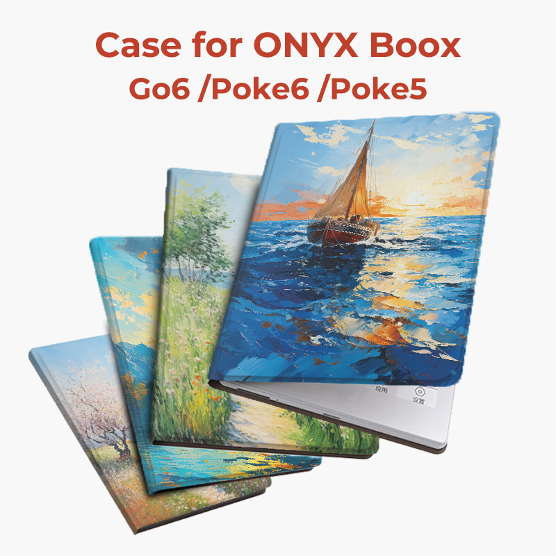 Bao Da Cho Onyx BOOX GO 6, Poke5 và Poke6 Vỏ đọc sách điện tử 6 inch có từ tính siêu mỏng Máy tính b
