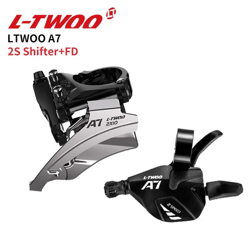 Ltwoo A7 2 Tốc Độ Bên Trái Sang Số Derailleur Phía Trước Tương Thích Với 2x10 Tốc Độ Xe Đạp Bộ Phận 
