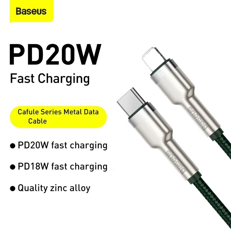 Cáp Baseus 20W Type C Hỗ trợ sạc nhanh cho điện thoại | BigBuy360 - bigbuy360.vn