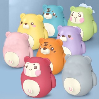 Đồ chơi điện xoay từ tính, Lợn con khỉ nhỏ dễ thương hình con hổ nhỏ dễ thương, mang đồ chơi vui vẻ cho trẻ em