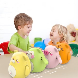 Đồ chơi điện xoay từ tính, Lợn con khỉ nhỏ dễ thương hình con hổ nhỏ dễ thương, mang đồ chơi vui vẻ cho trẻ em