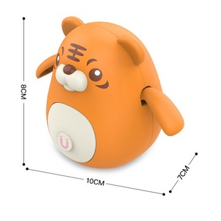 Đồ chơi điện xoay từ tính, Lợn con khỉ nhỏ dễ thương hình con hổ nhỏ dễ thương, mang đồ chơi vui vẻ cho trẻ em