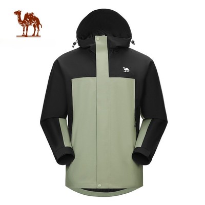 Áo khoác một lớp CAMEL CROWN  Áo khoác ngoài trời ấm áp chống gió cho nam