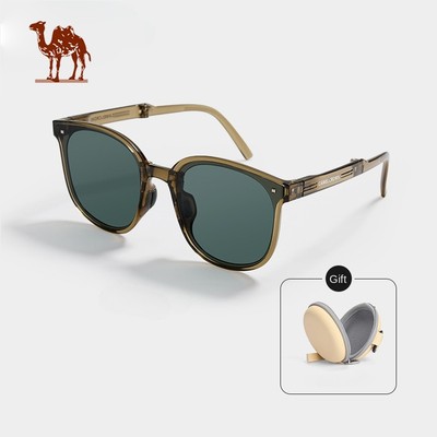 Kính râm gấp CAMEL CROWN  Kính râm ngoài trời Nam và Nữ Gương phân cực chống tia cực tím Tấm che nắng lái xe
