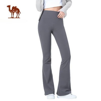 Quần đáy chuông chống nắng CAMEL CROWN  dành cho nữ Quần tập Yoga lưng cao co giãn cao Quần thể thao