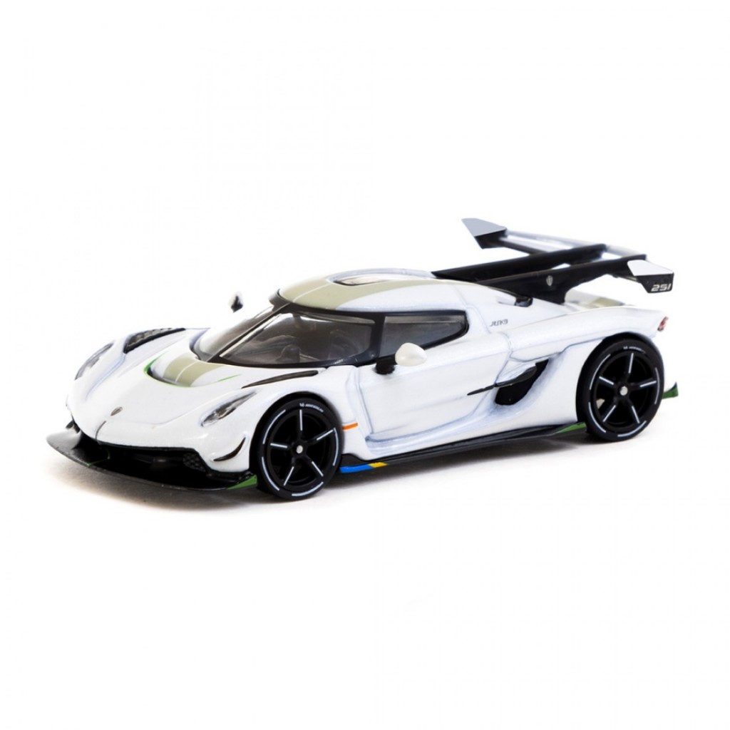 Tarmac Works T64G-TL052-WH 1 / 64 Koenigsegg Jesko Attack White Lamley Phiên bản đặc biệt với thẻ gi