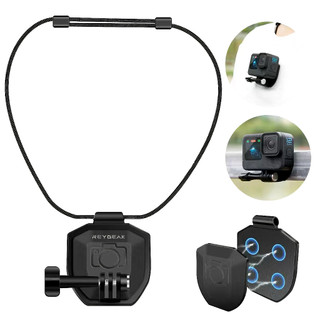 Giá đỡ từ tính cho DJI Action 5Pro/4/3, GoPro, Pocket3, Insta360 X4 X5- Gắn ngực hỗ trợ thể thao tiện lợi.