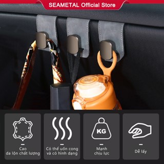 Móc treo đồ ô tô SEAMETAL Móc lưu trữ ẩn Ghế hành khách Móc treo tiện lợi Móc treo xe sắp xếp lưu trữ
