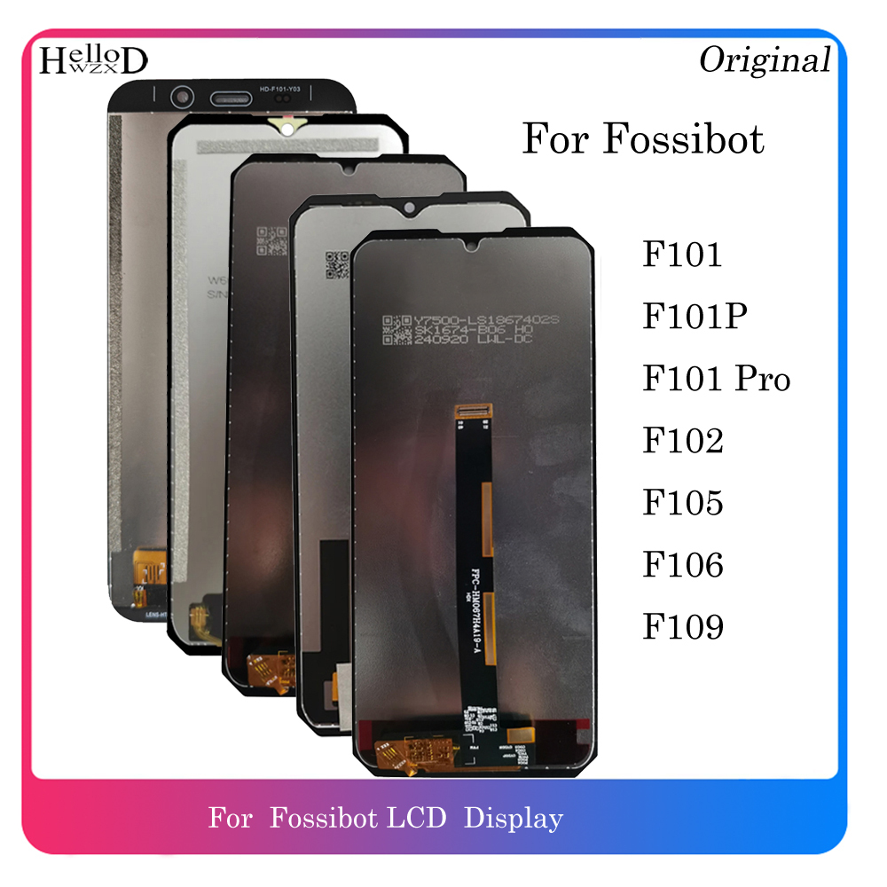 LCD Cho Fossibot F101 F101P F101 Pro F102 F105 F106 F109 Màn Hình LCD Bộ Số Hóa Cảm Ứng Thay Thế