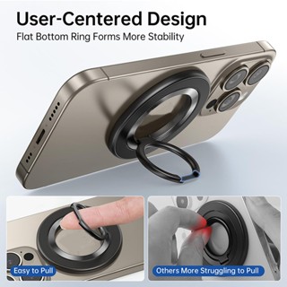Giá đỡ vòng điện thoại từ tính được nâng cấp Thích hợp cho giá đỡ điện thoại từ tính MagSafe Giá đỡ vòng Giá đỡ từ tính hai mặt Tương thích với IPhone 16 Pro Max 15 14 13 12 MagSafe Accessor